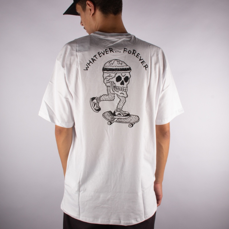 Camiseta Lakai Skull Branco